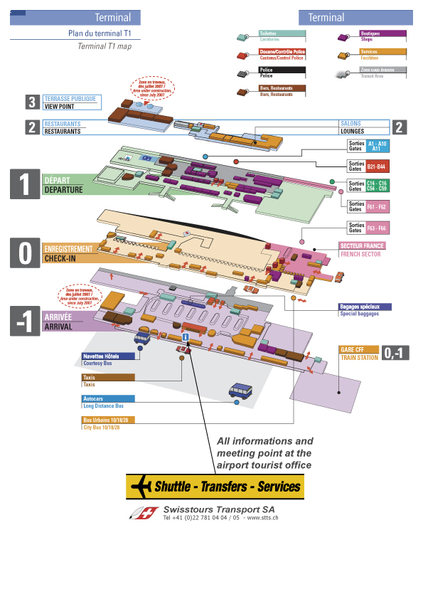 plan aéroport / map aiport