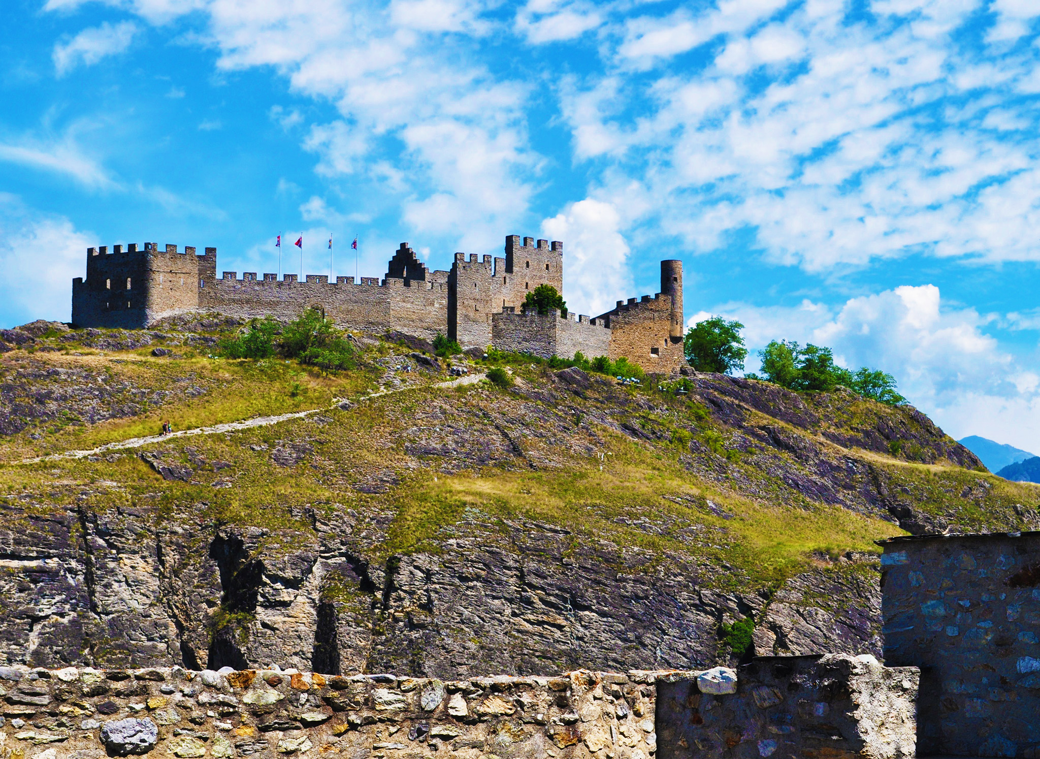 Château de Tourbillon à Sion