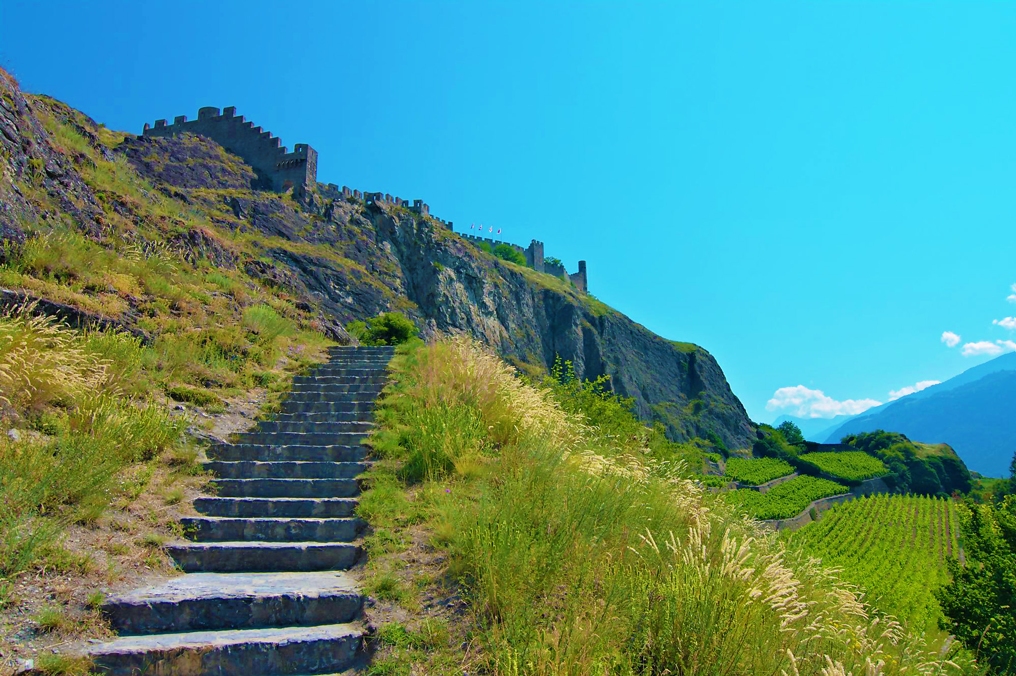 Château de Tourbillon à Sion