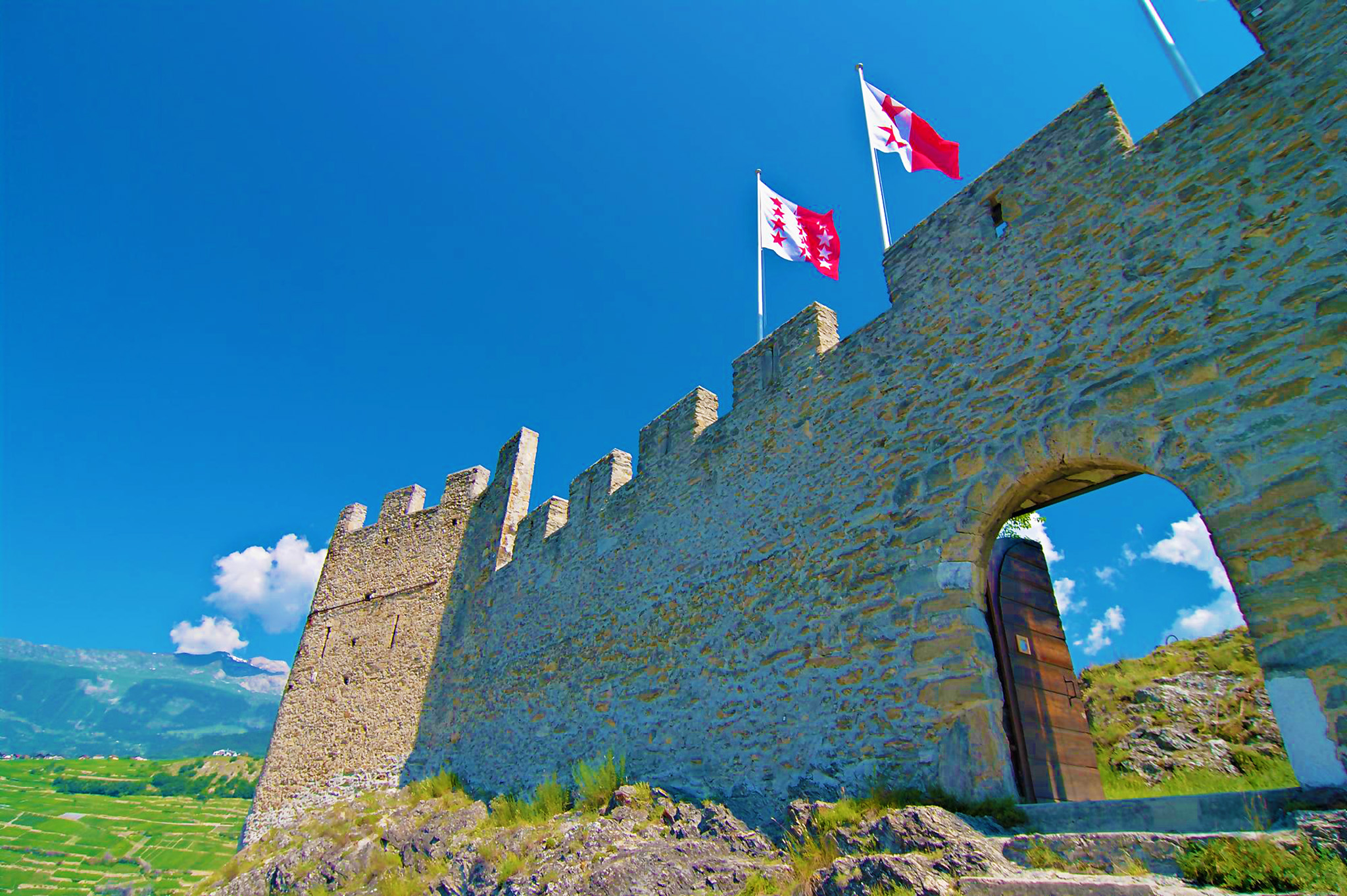 Château de Tourbillon à Sion